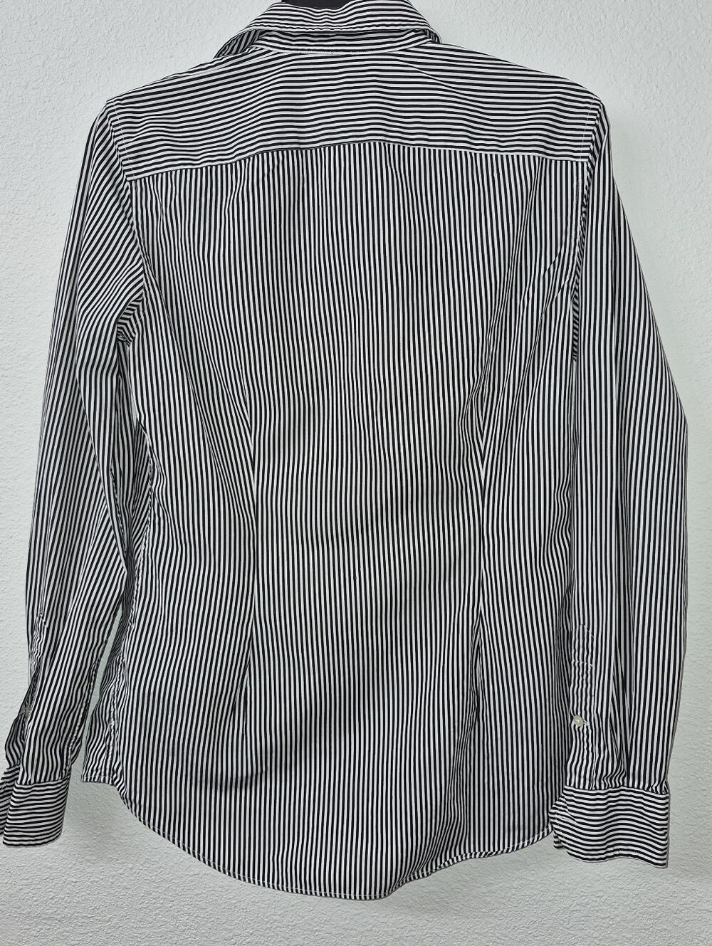 Polo by Ralph Lauren Black & White Vertical Stripe Button-Up Shirt - Picture 3 of 10